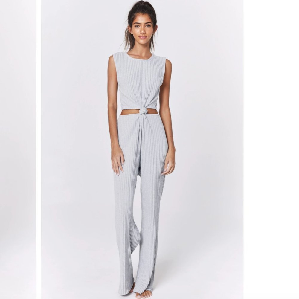 Spiritual Gangster Isa Ribbed Jumpsuit